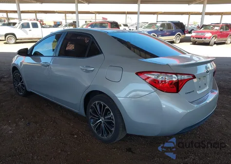 2016 Toyota Corolla S Plus from USA, damaged, VIN 2T1BURHE3GC731720